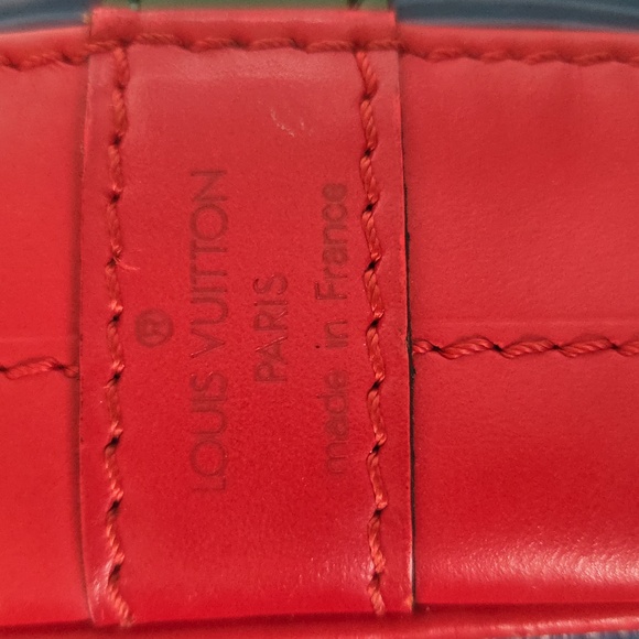 Vintage Louis Vuitton Epi Leather Tri-Color Noe Toledo Castillan Red Bor… - Picture 13 of 16